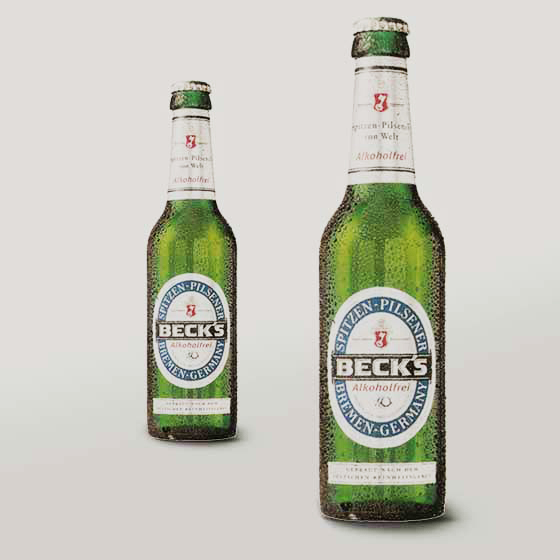 Eine BECK'S Flasche von 1993