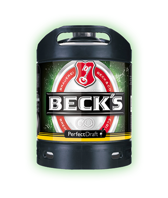 Mit dem Testsieger PerfectDraft® kannst du im Handumdrehen auch zu Hause ein kühles, frisches BECK’S vom Fass genießen. Einfach Zapfanlage anschließen, Fass einsetzen und los geht’s – frischer geht’s nicht. So schmeckt’s am besten.
